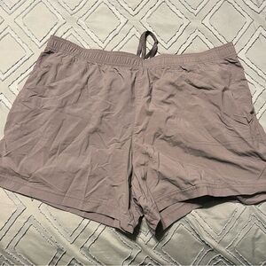 Columbia Grey Elastic Waist Shorts